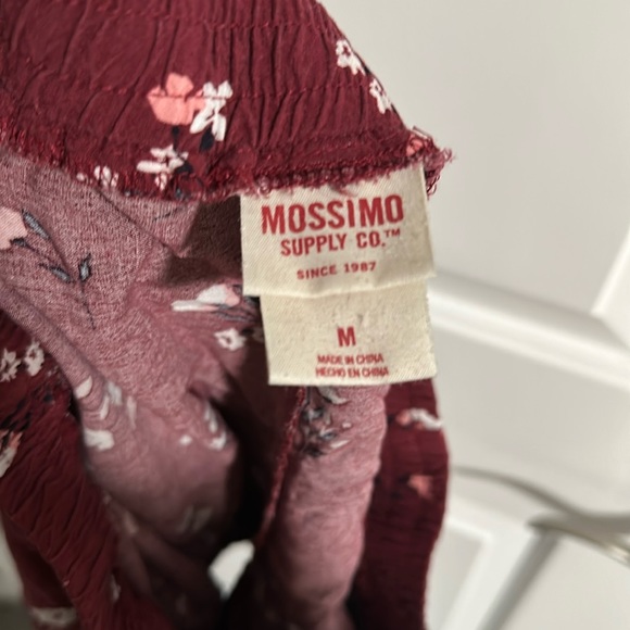 Mossimo Red Shorts with Cherry Blossom Pattern - Picture 4 of 4